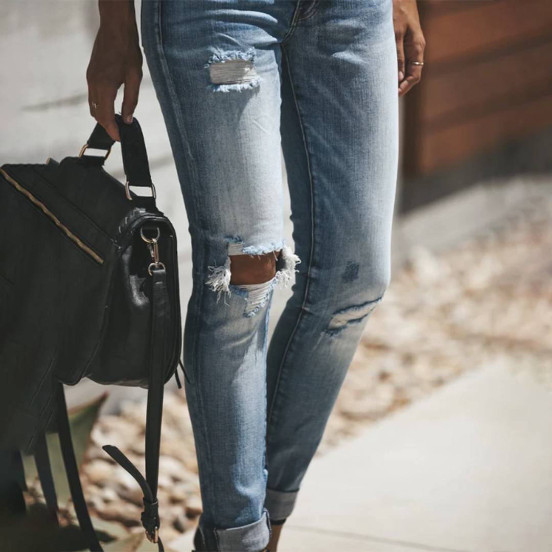 LISELOTTE - Zerrissene Jeans für frauen