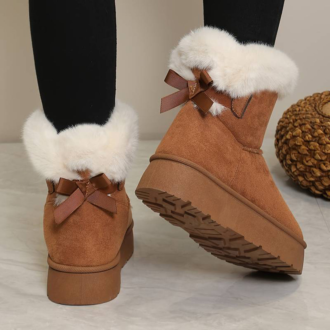 ZAARA - Hohe Winterstiefel mit dicker Sohle