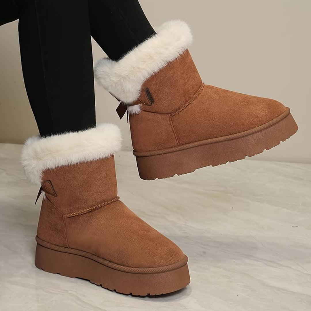 ZAARA - Hohe Winterstiefel mit dicker Sohle