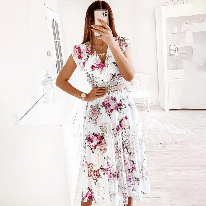 MELANY - Elegantes midikleid
