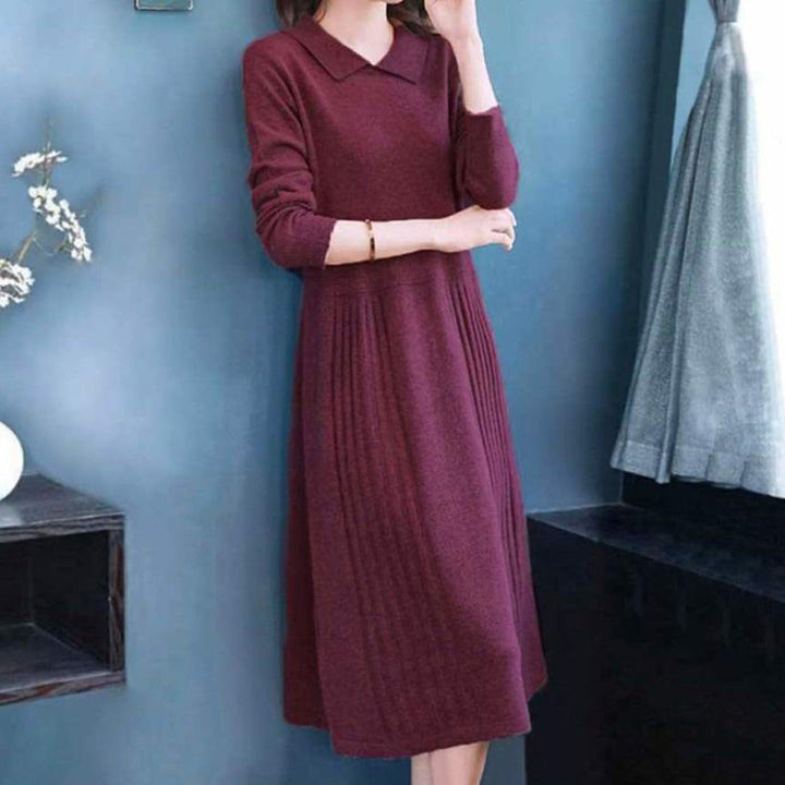 MILEVA - Elegantes langes kleid