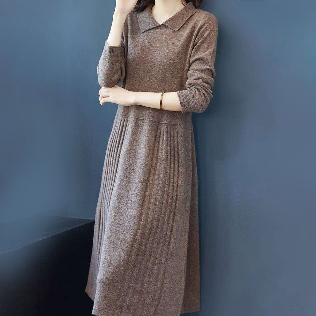 MILEVA - Elegantes langes kleid