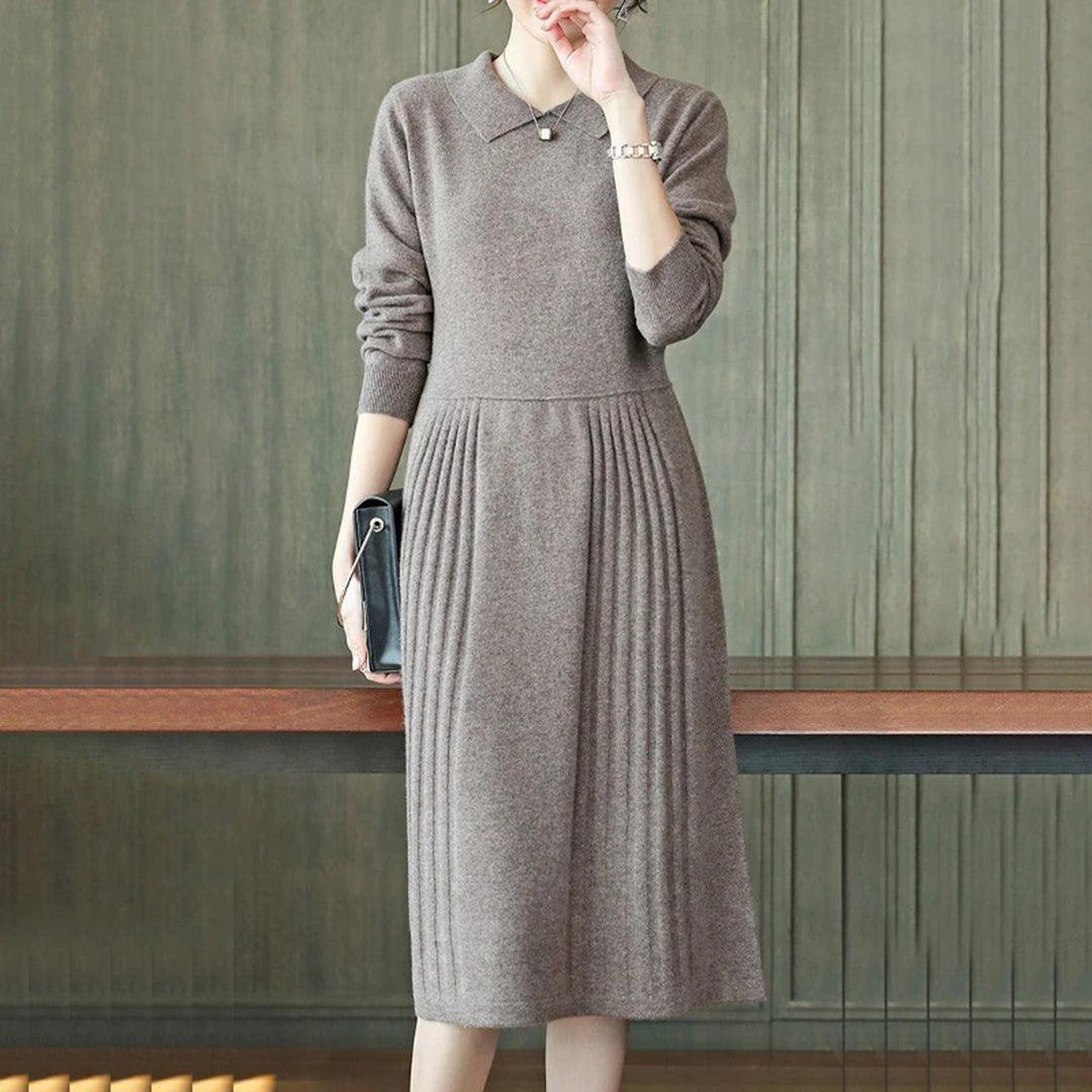 MILEVA - Elegantes langes kleid