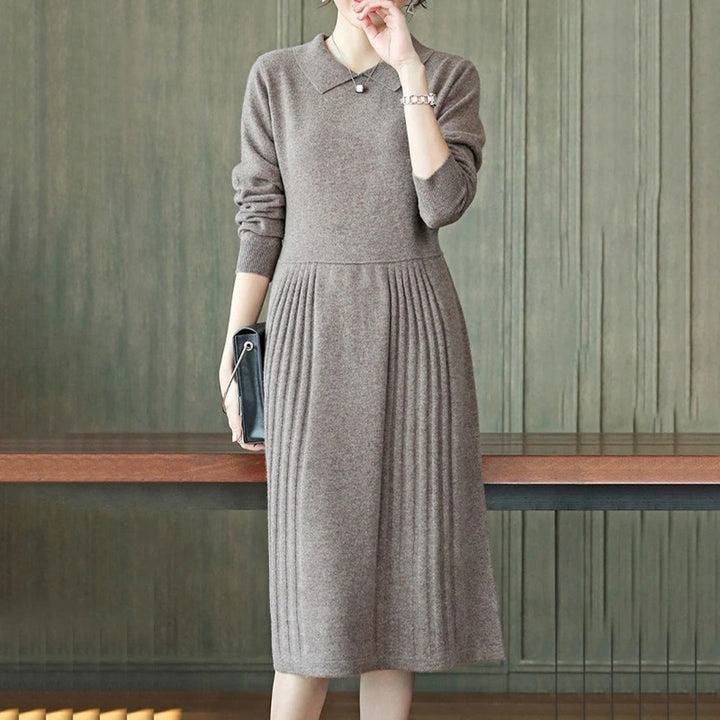 MILEVA - Elegantes langes kleid