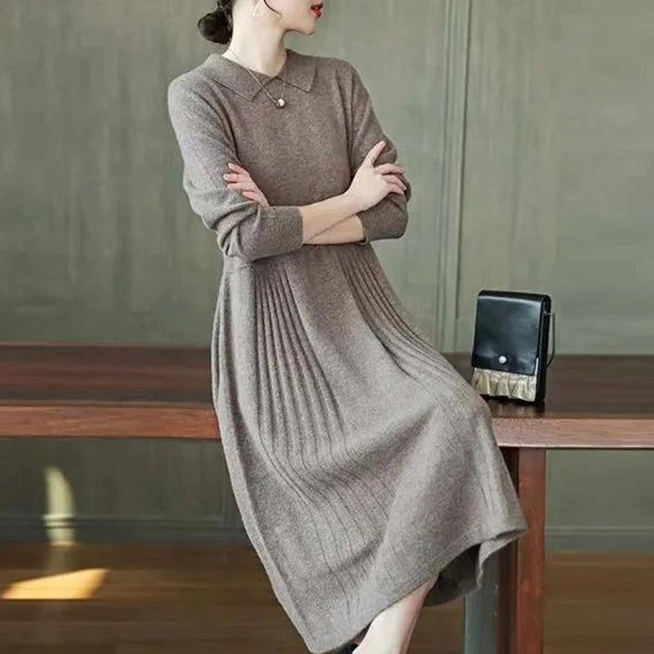 MILEVA - Elegantes langes kleid