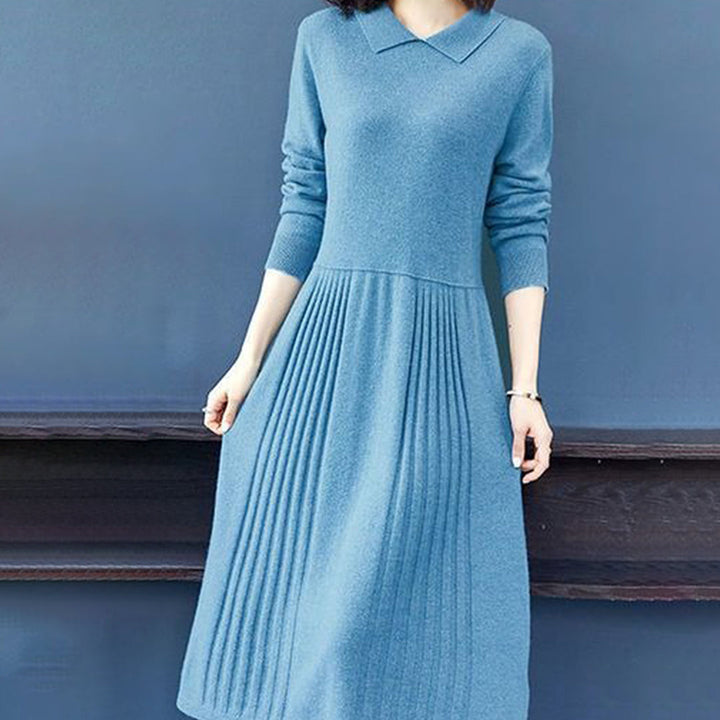 MILEVA - Elegantes langes kleid