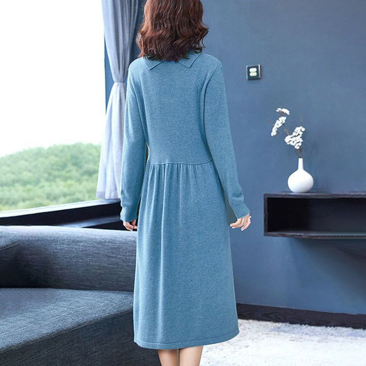 MILEVA - Elegantes langes kleid