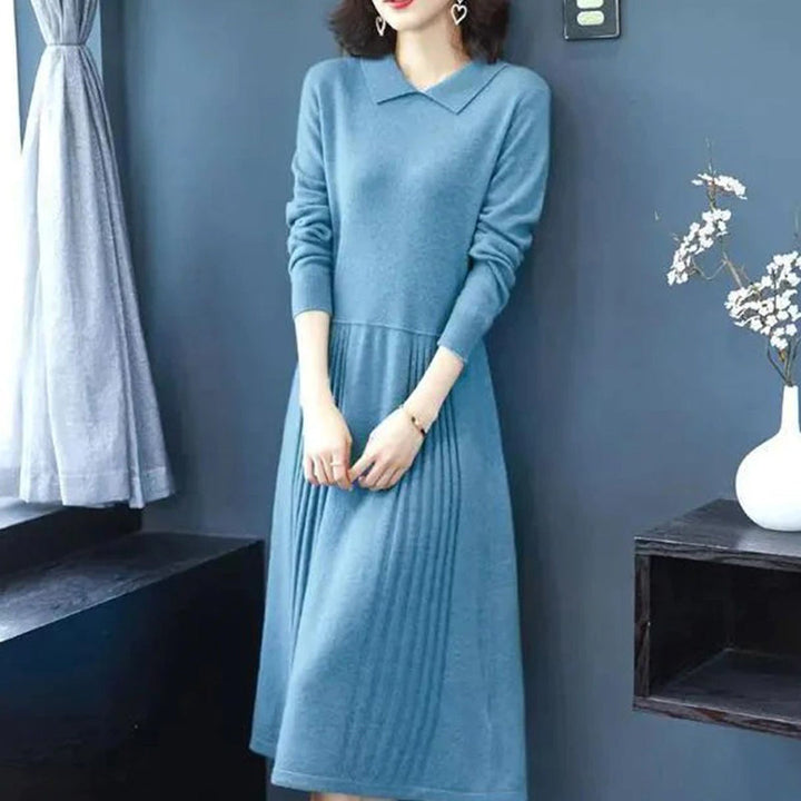 MILEVA - Elegantes langes kleid