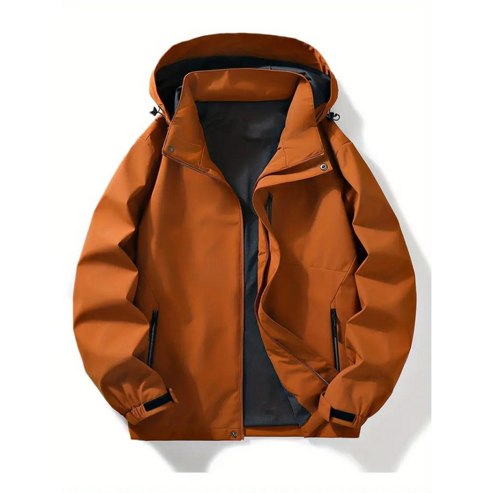 NIKOLAI - Wasserdichte Jacke mit abnehmbarer Kapu