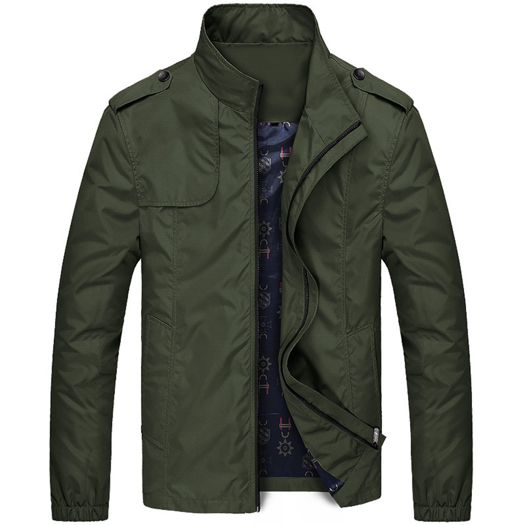 Odin - Moderne stehkragenjacke für Herren