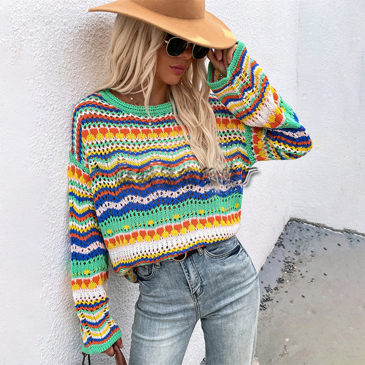 PHILOMENA - Bunter pullover für frauen