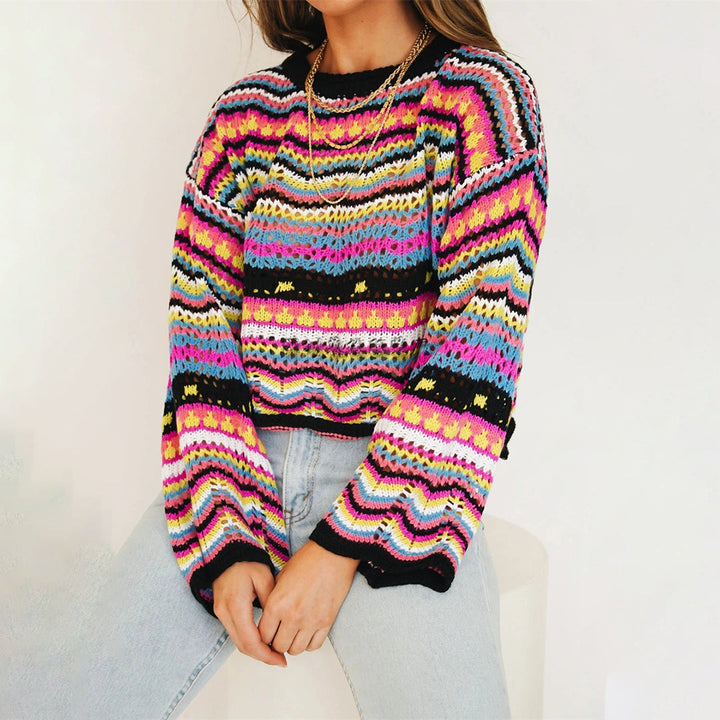 PHILOMENA - Bunter pullover für frauen