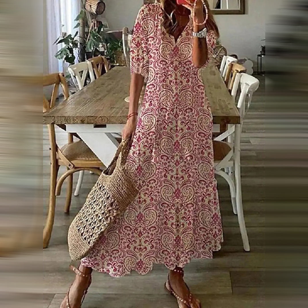 JANNE - Boho maxikleid