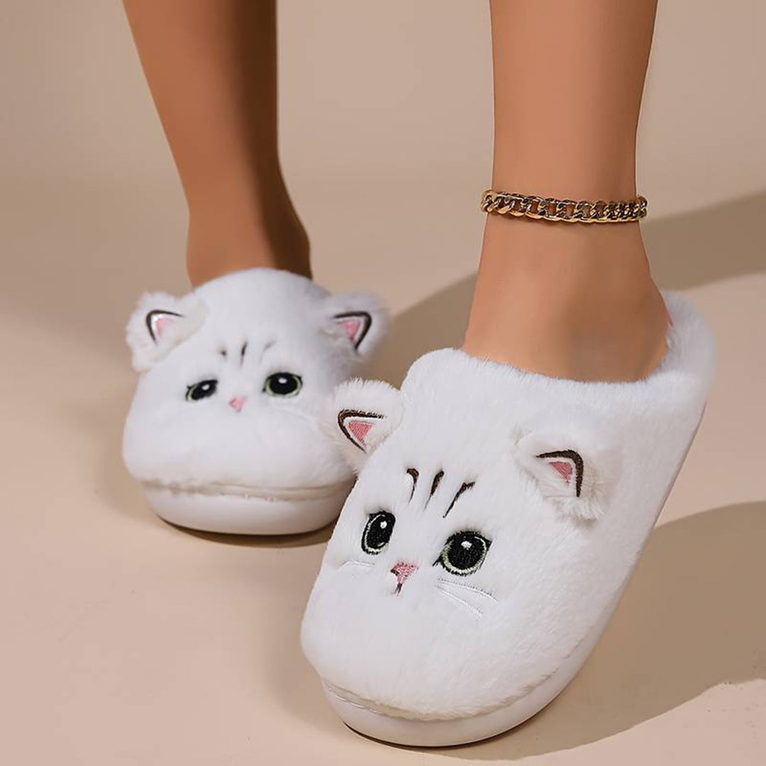 ROMÉE - Warme Katzenpantoffeln