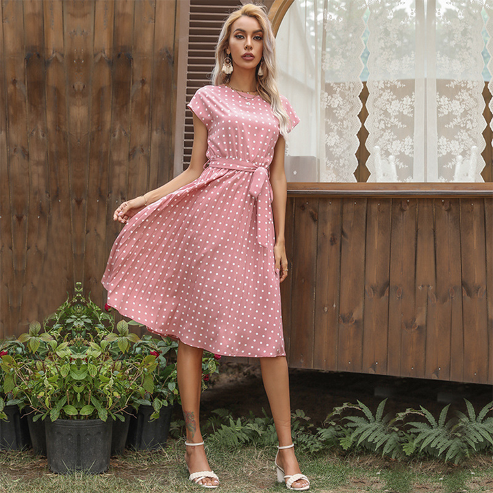 VEERLE - Lässiges faltenkleid