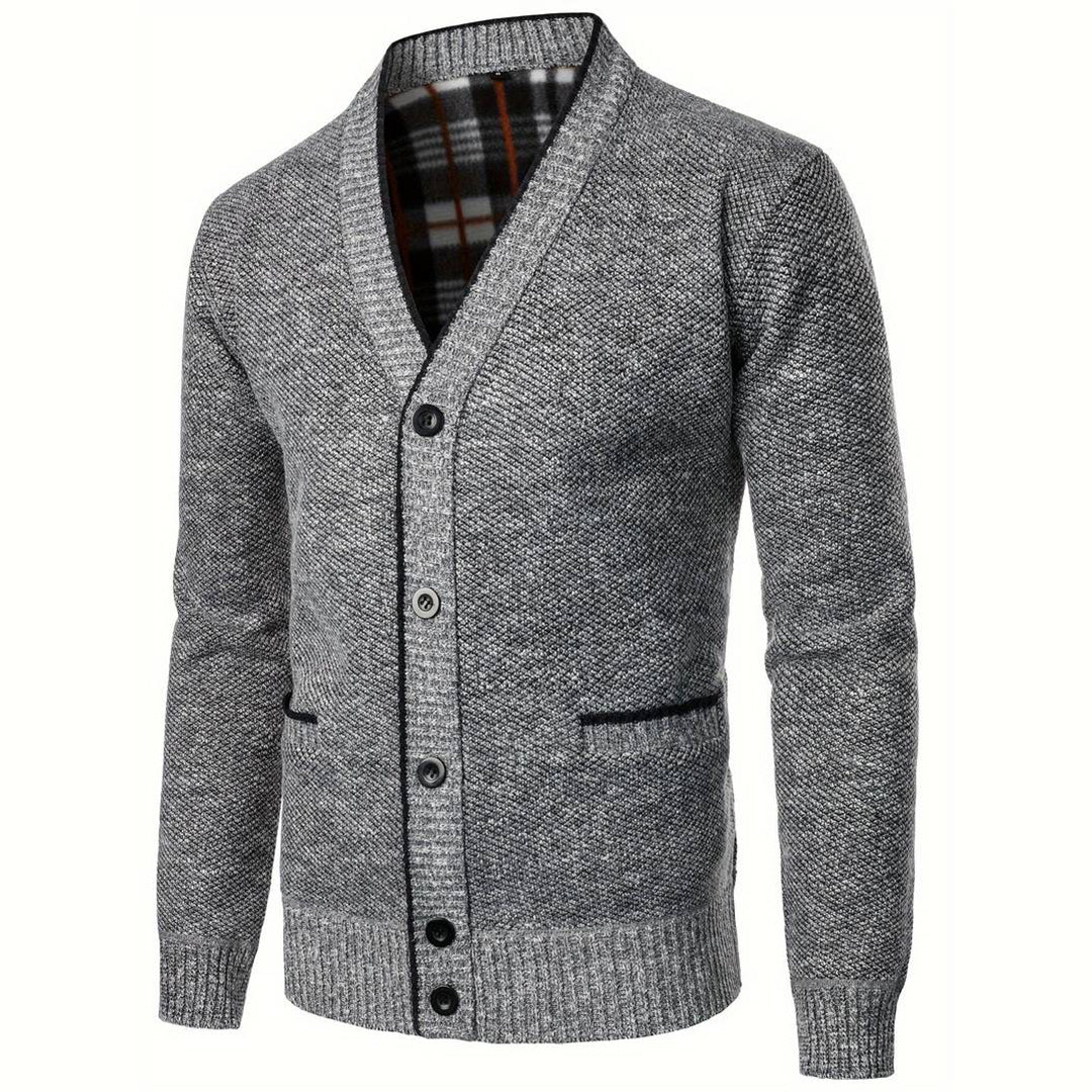 WADE - Strickjacke mit V-Ausschnitt für Männer