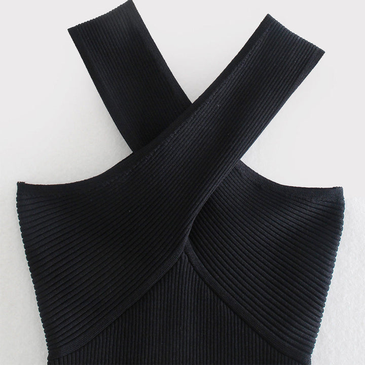 WAVERLY- Elegantes kreuzriemen-oberteil