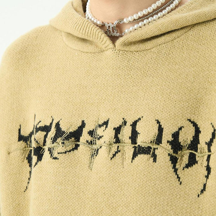 ZEB - Gestrickter Kapuzenpullover für Männer