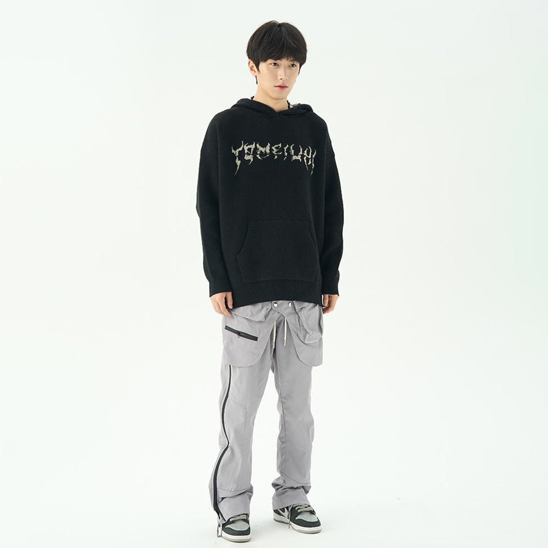 ZEB - Gestrickter Kapuzenpullover für Männer
