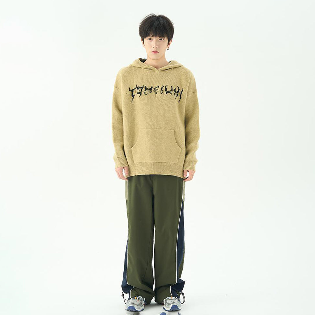 ZEB - Gestrickter Kapuzenpullover für Männer
