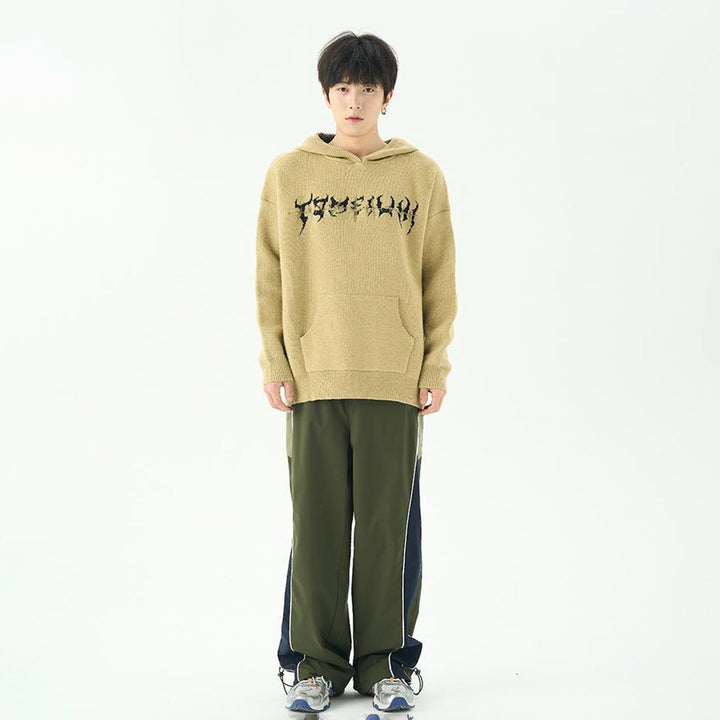 ZEB - Gestrickter Kapuzenpullover für Männer